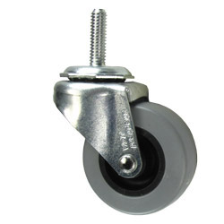 18 Coarse Threaded Stem Details about   One Swivel Stem Caster with 2-1/2" Wheel and 5/16" 