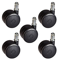 Softech Office Chair Casters Set, Is Thermoplastic Rubber Safe For Hardwood Floors