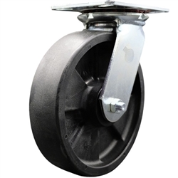 Service Caster Series #35 swivel caster fitted with 8 inch diameter by ...