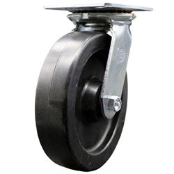 Service Caster Series #35 swivel caster fitted with 8 inch diameter by ...
