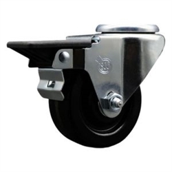 Service Caster #20 Series bolt hole swivel casters with 3 inch phenolic ...
