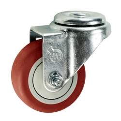 3 inch bolt hole castors 2 swivel and 2 braked castors with bolt fitting 75mm 