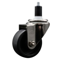 Service Caster #20 Series 1-1/2 inch expanding adapter stem stainless ...