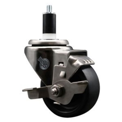Service Caster #20 Series 1-3/8 inch expanding adapter stem stainless ...